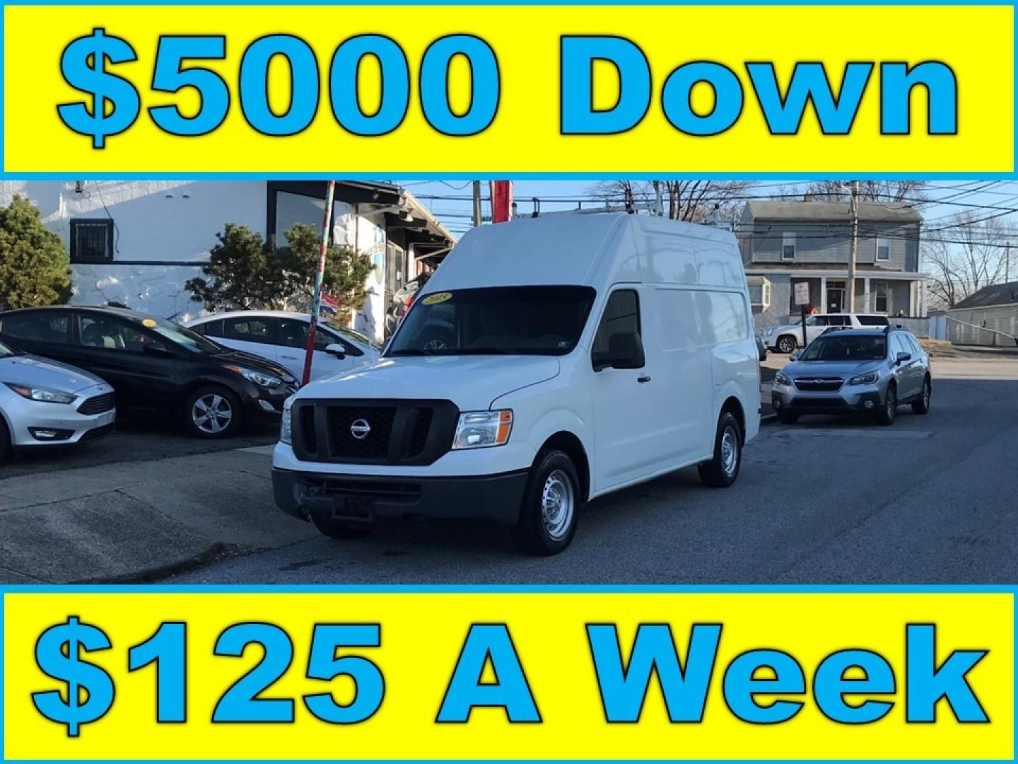 2015 White Nissan NV Cargo S (1N6BF0LX6FN) with an 4.0 V6 engine, Automatic transmission, located at 577 Chester Pike, Prospect Park, PA, 19076, (610) 237-1015, 39.886154, -75.302338 - Photo#0